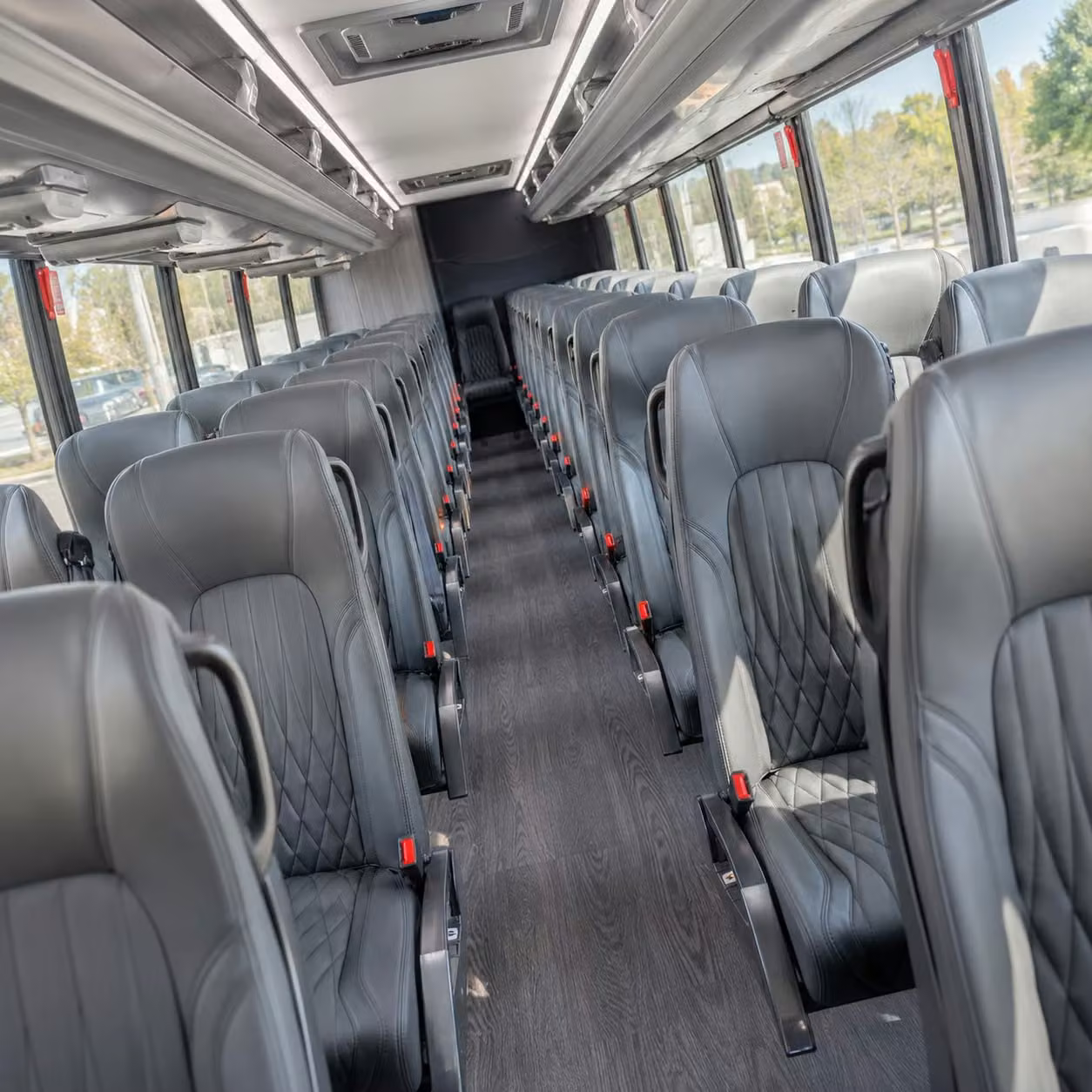 28 passenger minibus interior