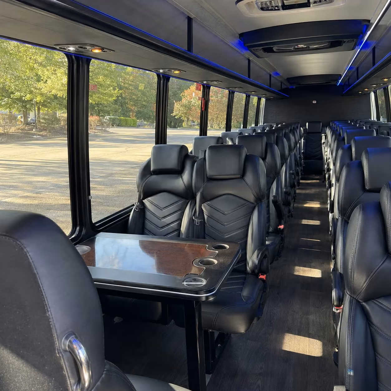 30 passenger minibus interior
