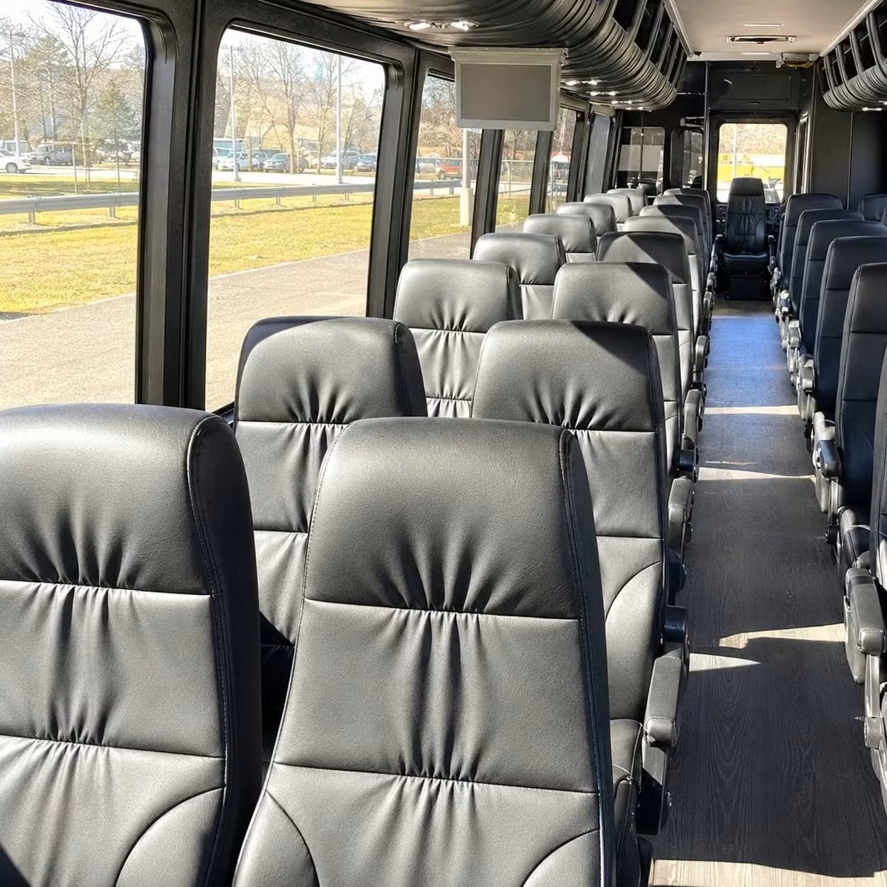 35 passenger minibus inside