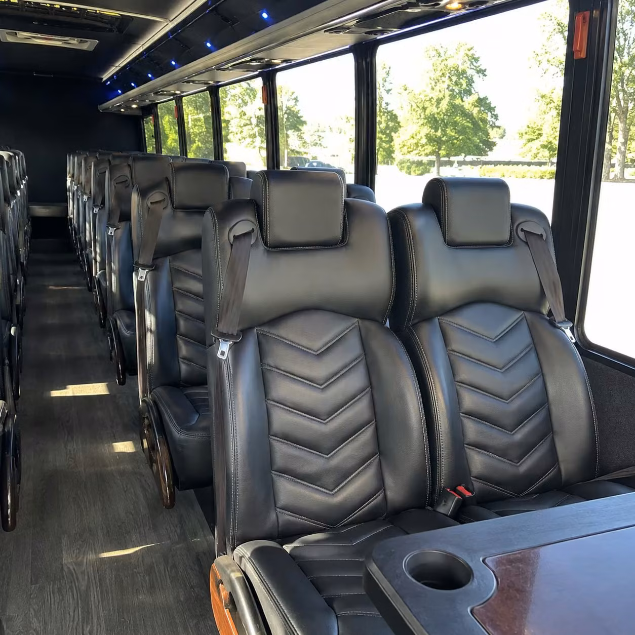 35 passenger minibus interior