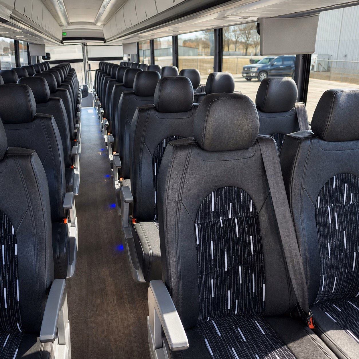 charter buses for traveling sports teams in college station