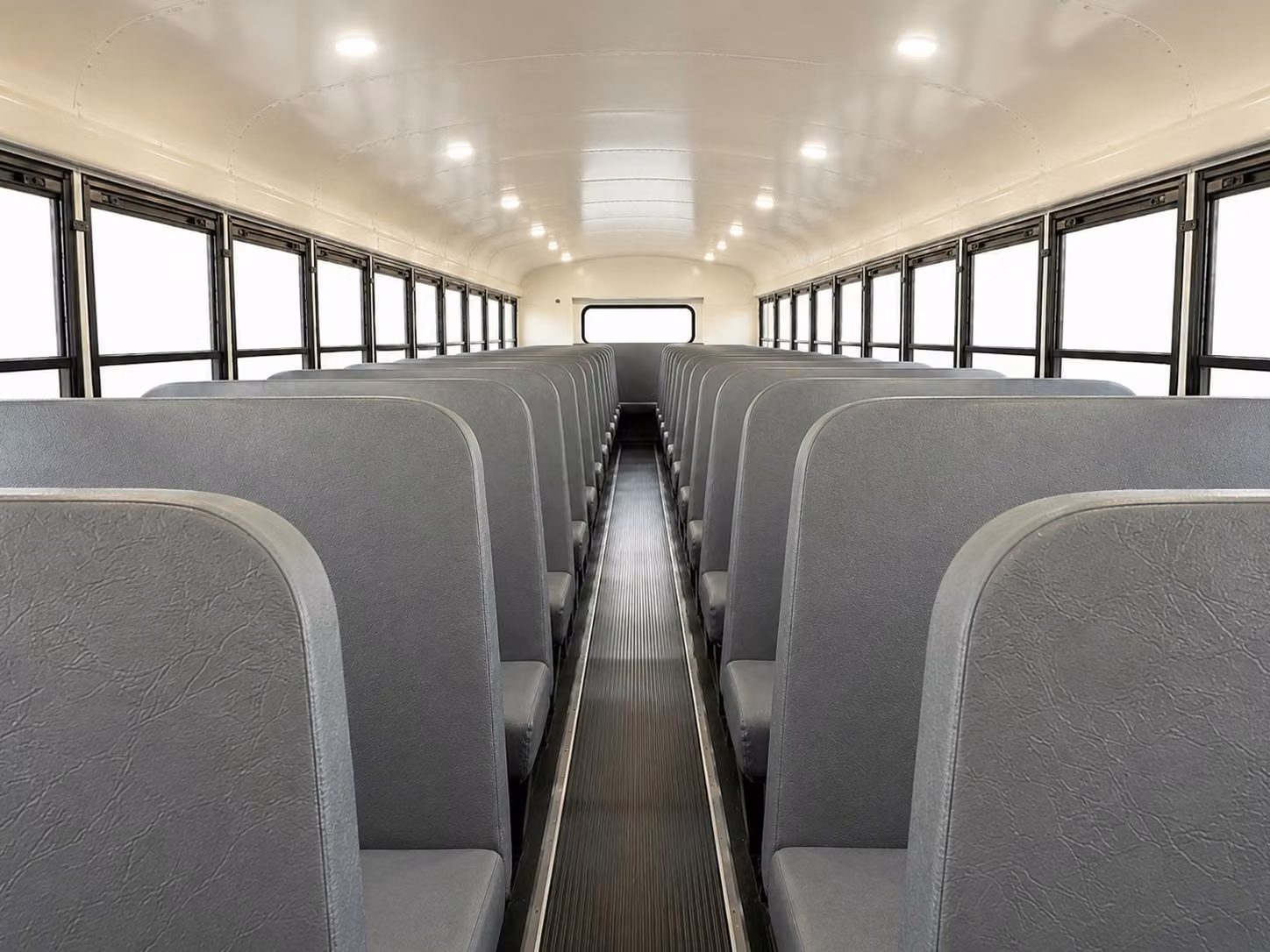 school bus inside