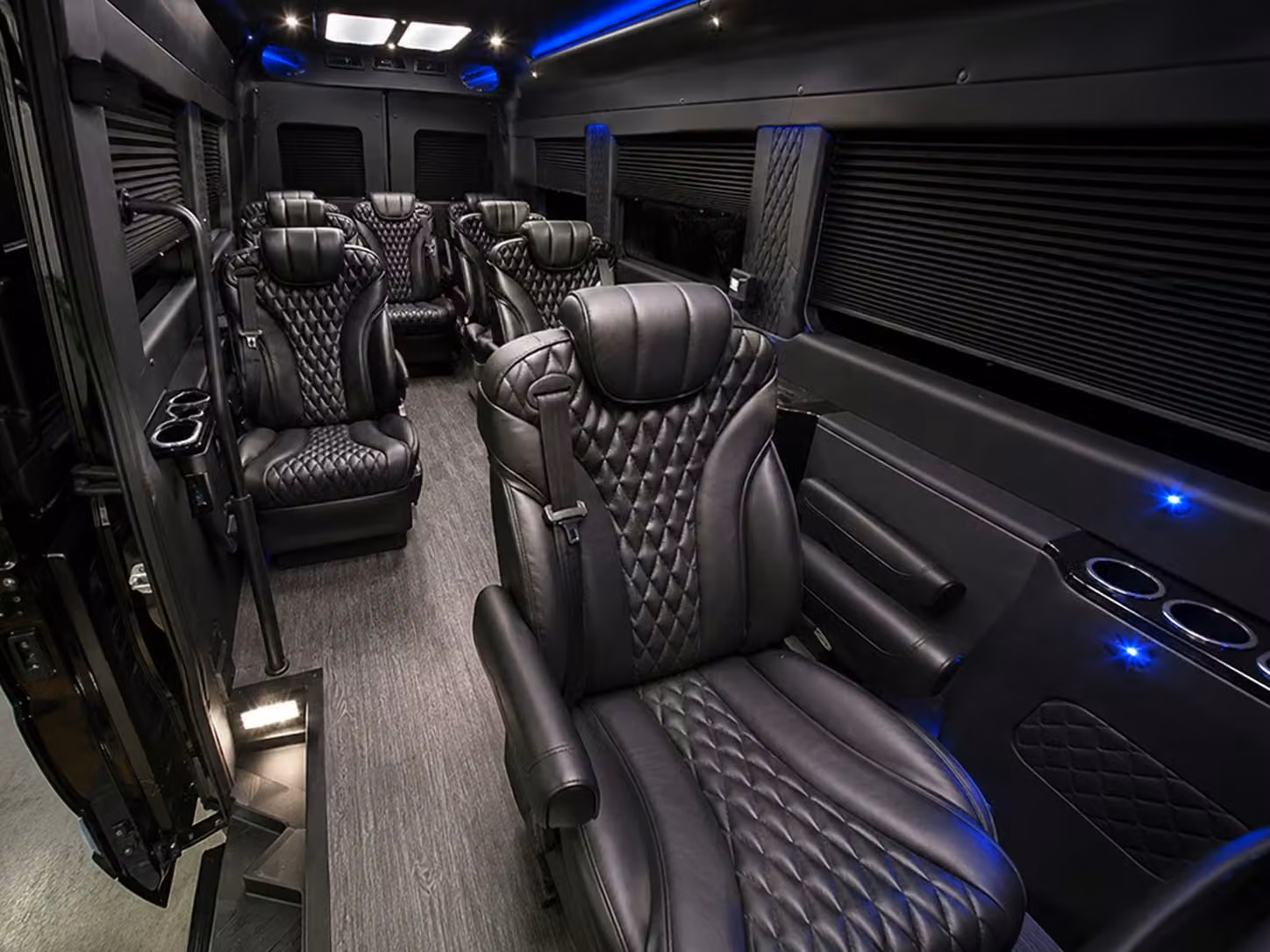 sprinter van with driver inside